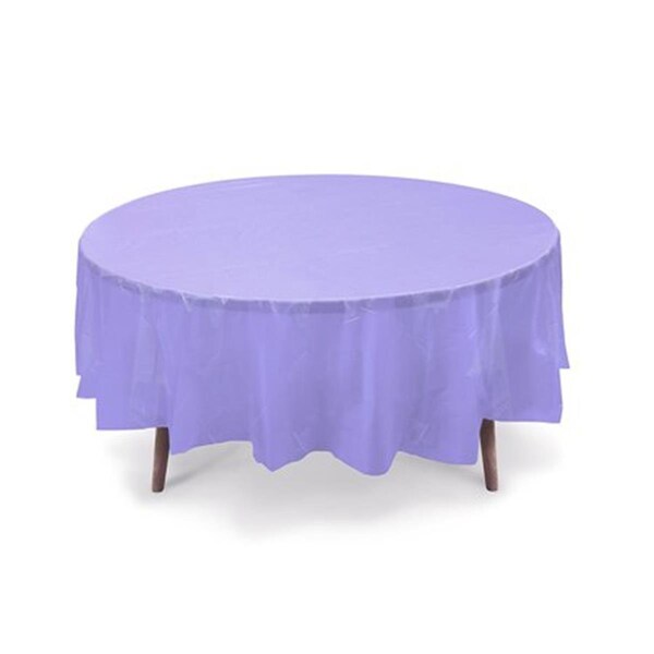 Herramienta TCRH-LAV-6 Round Table Cover, Lavender, 19PK - HE1693709