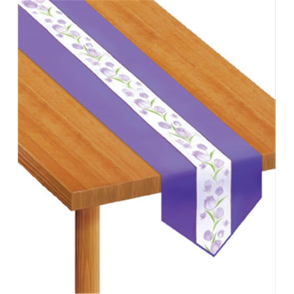Goldengifts Spring Tulips Fabric Table Runner 12 inches x 6 feet, 6PK - GO2815711