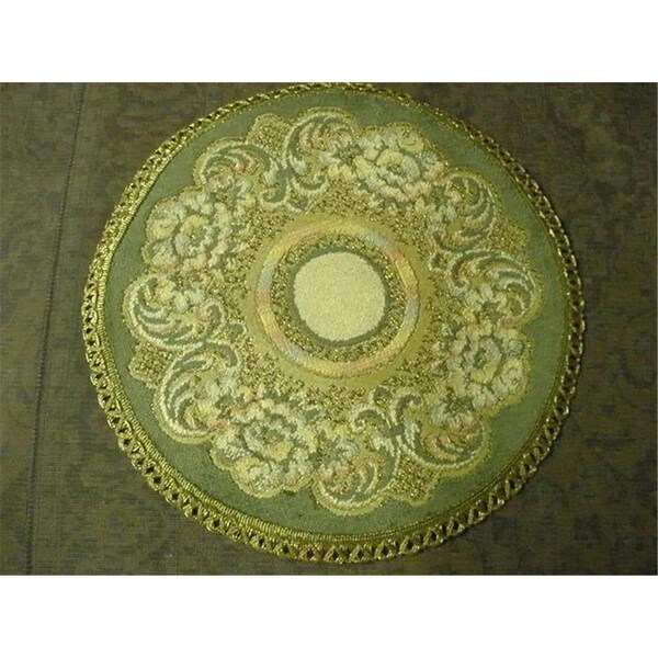Fastfood 9 in. Begium Doily Verona, Green - FA2570202