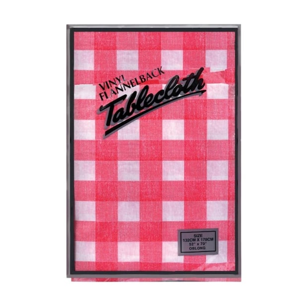 Commander In Chef 3250 52 x 70 in. Flannel Back Tablecloth - CO3305989