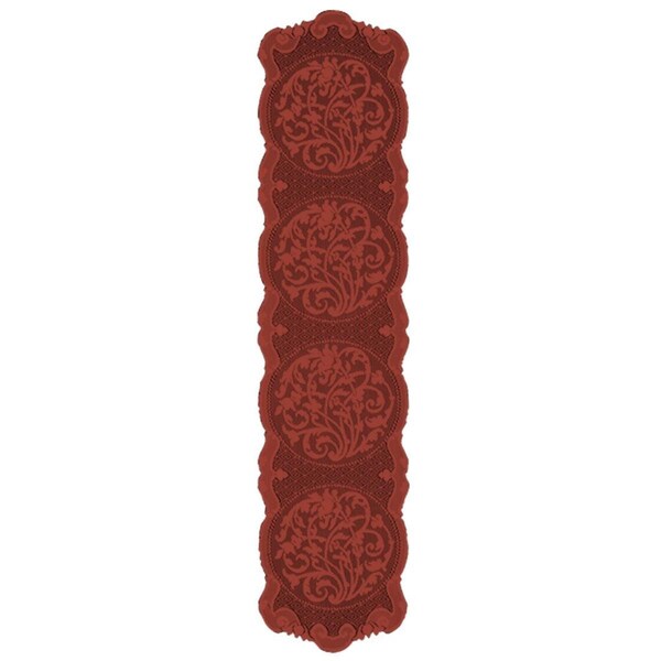 Downton Abbey Rondeau 14 x 60 in. Runner, Paprika - RN-1460PK