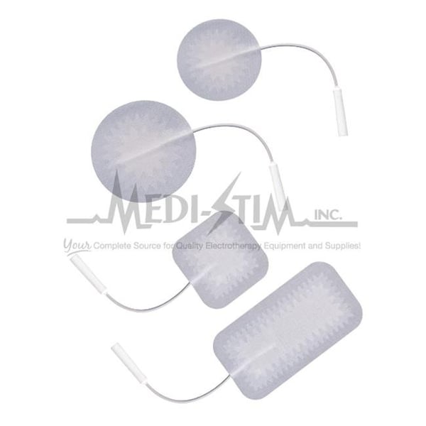 Uni-Patch Uni-Patch 628SB Superior Starburst 2.75 in. Rnd.; Pigtail Cloth Top; Reusable Electrodes With Aloe Vera Gel 4 Per Pkg - 628SB