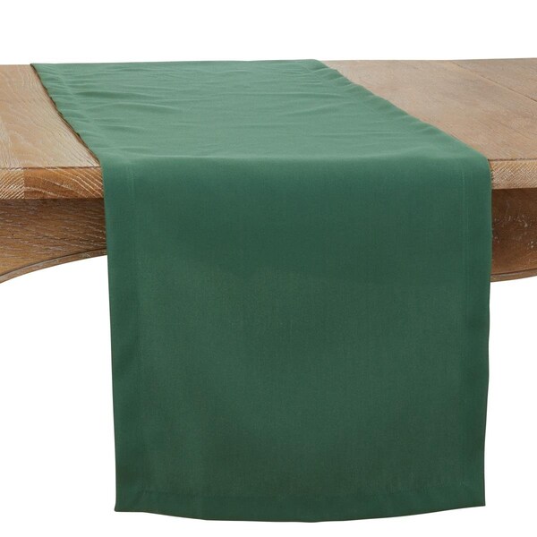 Saro 16 x 120 in. Casual Design Everyday Oblong Table Runner - 321.JG16120B