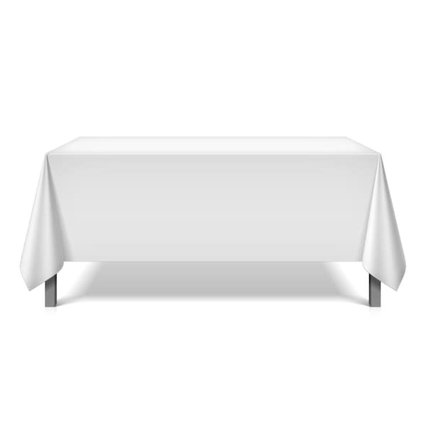 Monarch Tablecloths 42 x 42 White , 6PK - TL-42X42-WHITE