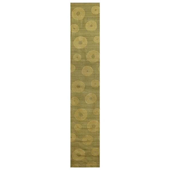 Heritage Lace Serenity 13 x 72 in. Runner, Olive Bronze - SY-1372OB