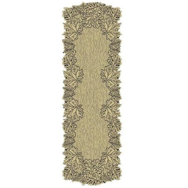 Heritage Lace LEAF 20x60 MANTLE RUNNER G - AM-2060G