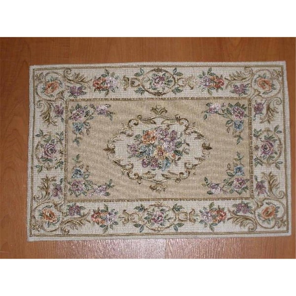 Fastfood 14 x 20 in. Begium Doily Torino, Beige - FA2570227
