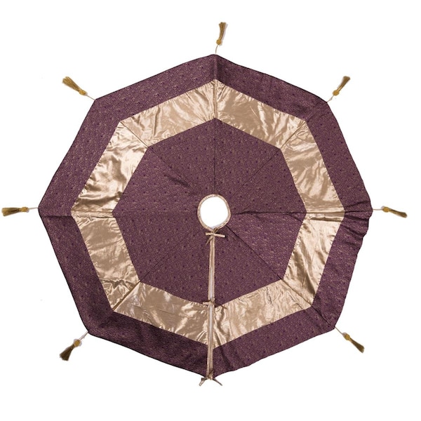 Vickerman 60 in. Baroque Collection Plum Tree Skirt - QTX17291