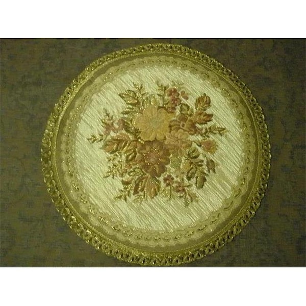 Tapestry Trading Tapestry Trading A14R 14 in. Begium Doily Anika; Red - A14R