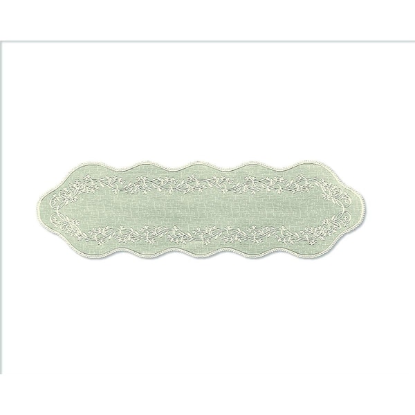 Heritage Lace 14 x 54 in. Sheer Divine Runner, Ecru - SD-1454E
