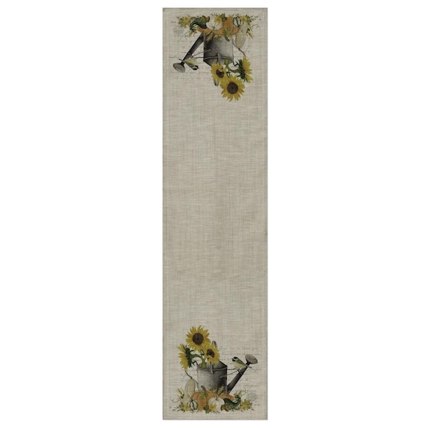 Heritage Lace Autumn Garden Runner; Natural - 16 x 54 in. - AG-1654NA