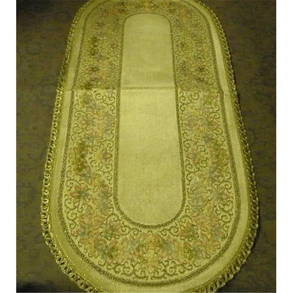 Fastfood 14 x 46 in. Begium Table Runner Rubens, Gold - FA2570225
