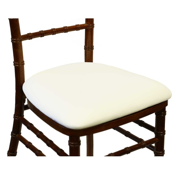 Atlas Commercial Products Spandex Chiavari Cushion Cover, White - SP-CCC-01
