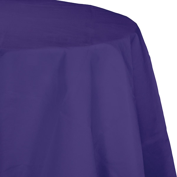 Touch Of Color Purple Octy Round Tablecloth, 82", 12PK - 923268