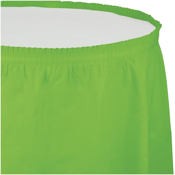 Touch Of Color Turquoise Blue Round Plastic Tablecloth, 82", 12PK - 703131