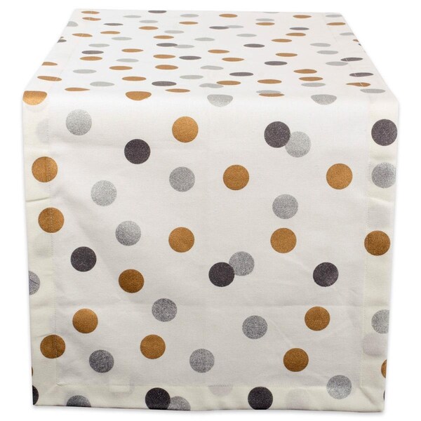 Design Imports 14 x 108 in. Metallic Confetti Table Runner - CAMZ38074