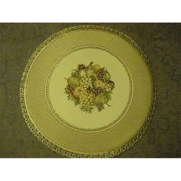 Tapestry Trading Tapestry Trading SE1014 10 x 14 in. Begium Doily Sierra Fruits - SE1014