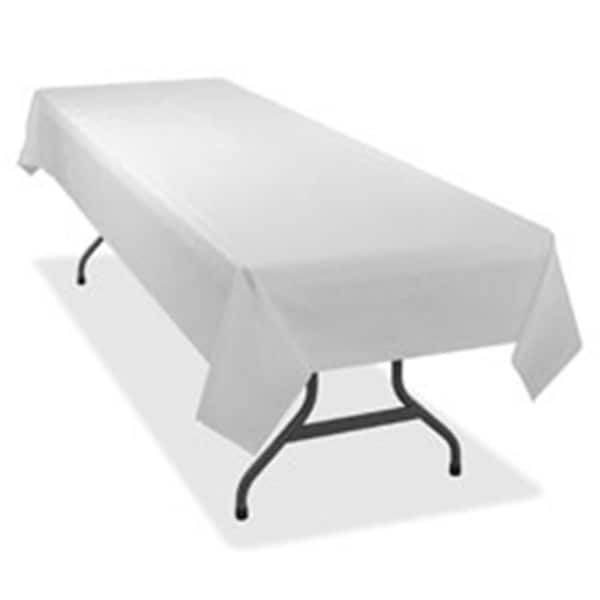 Rarity Heavy-duty Plastic Table Covers - White - RA3199871