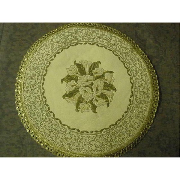 Fastfood 14 in. Begium Doily Venus Lily, Green - FA2570210