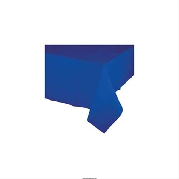 Omg 54 X 108 In. Cobalt Plastic Tablecover, 12PK - OM74814
