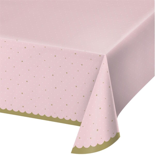 Commander In Chef 54 x 102 in. Stylish Swan Plastic Tablecloth, 6PK - CO2979396