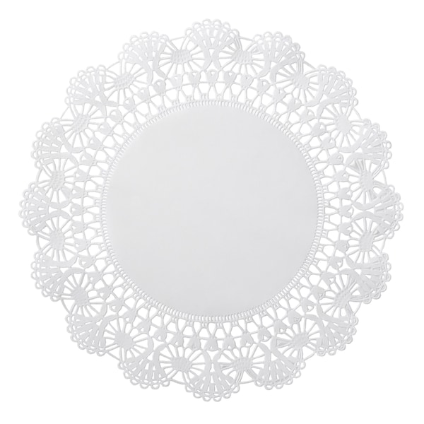 Brooklace 8" White Cambridge Lace Doilies 1000 PK - 500236