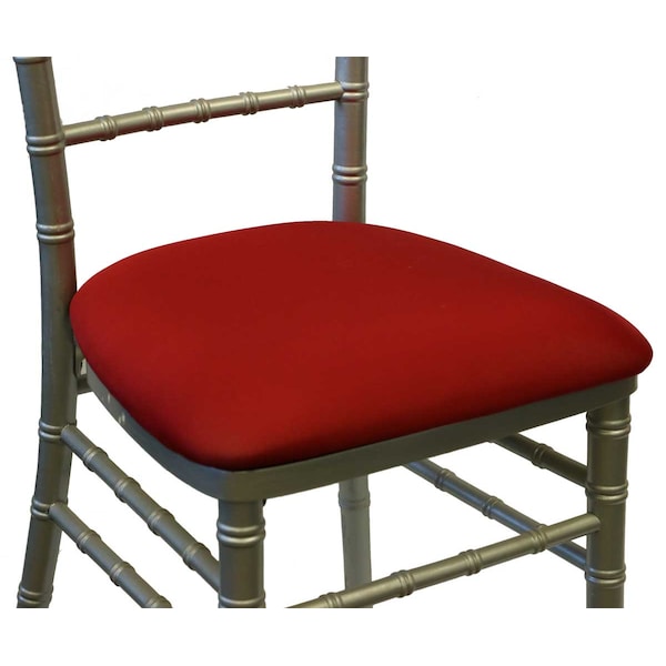 Atlas Commercial Products Spandex Chiavari Cushion Cover, Claret - SP-CCC-08