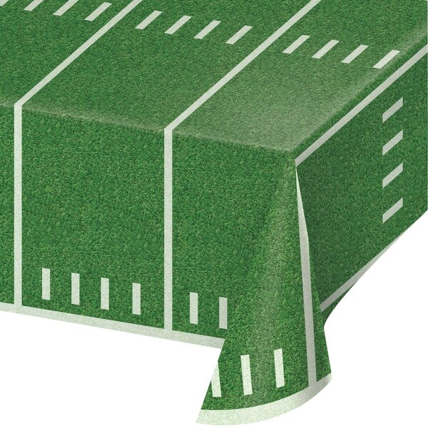 Commander In Chef 54 x 108 in. Football Field Table Cloth, 6PK - CO3517165