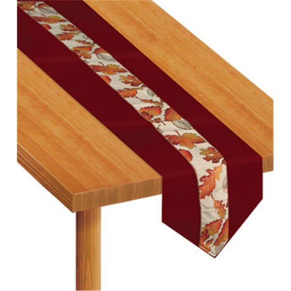 Goldengifts Autumn Leaves Fabric Table Runner, 6PK - GO48475