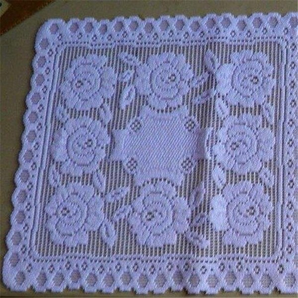 Tapestry Trading Tapestry Trading 652W1616 16 x 16 in. European Lace Doily; White - 652W1616