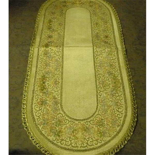 Tapestry Trading Tapestry Trading R1446 14 x 46 in. Begium Table Runner Rubens; Gold - R1446