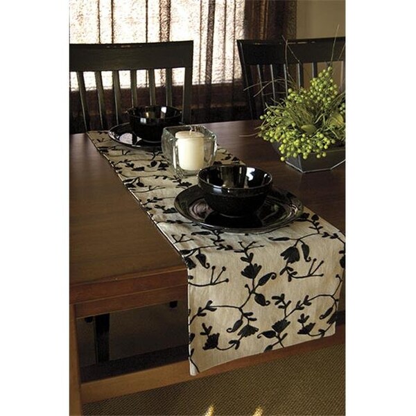 Heritage Lace Heritage Lace BT-1354ST Bristol 13 x 54 in. Runner; Sage Tea - BT-1354ST