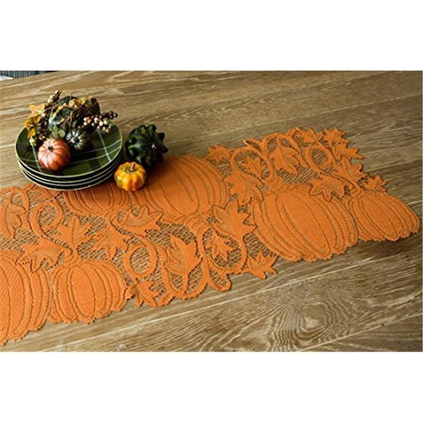 Gb Gifts 14 x 36 in. Pumpkin Vine Table Runner - GB732306