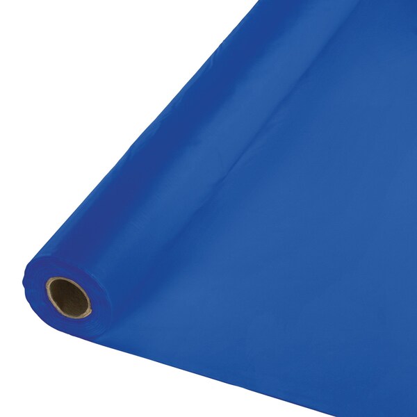 Touch Of Color 250' x 40" Cobalt Blue Banquet Roll - 319025
