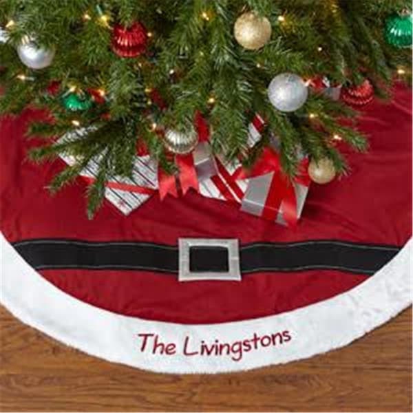 Vickerman 60 in. Plush White Velvet Tree Skirt - QTX17761