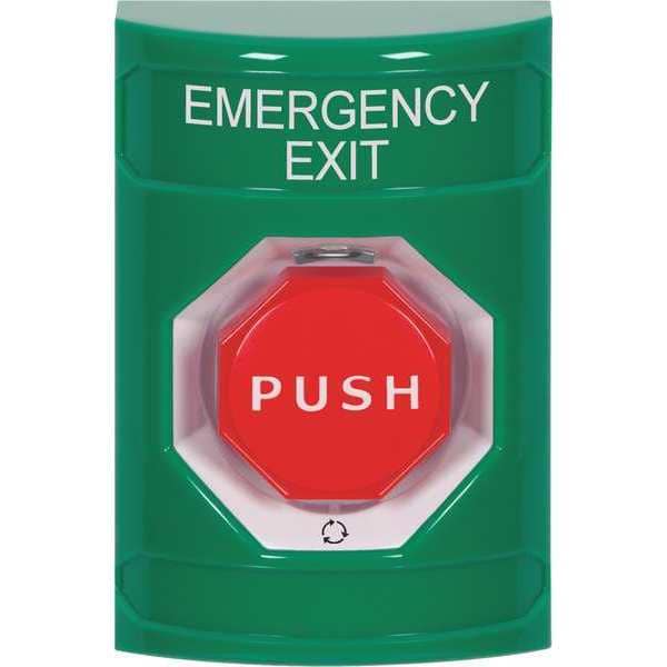 Botón de Emergencia para Salida de Seguridad de la Tecnología Internacional, Verde, SPDT - SS2109EX-EN