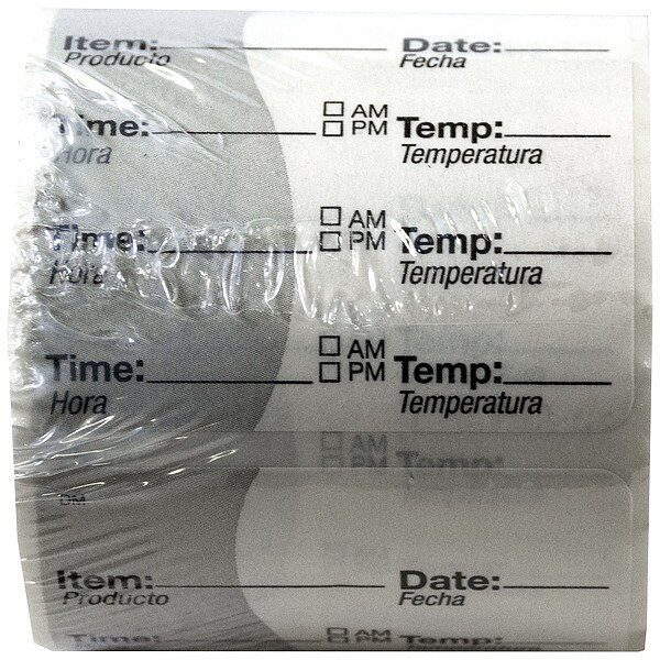 Daymark Food Rotation Label, Blue, 2 In. W, PK250 - 113621