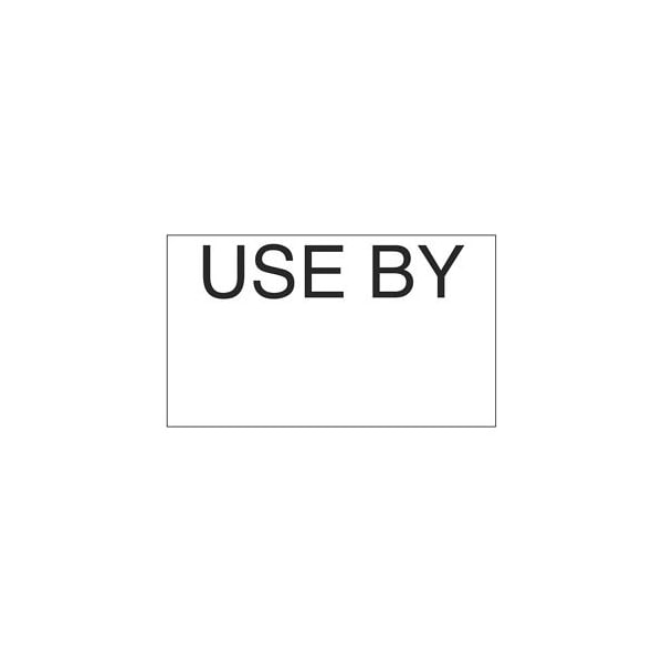Avery Dennison White Use By Labels for Monarch® 1131®, 2500/Roll, PK8 - FG-712