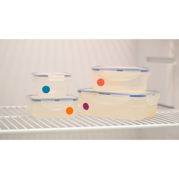 Sunburst Systems Labels Color Coding Coral 1000 Dots - 7063