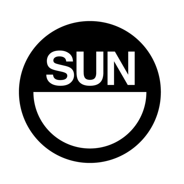 Nevs DaySpots - Sunday 3" circle White w/Black - DDOT-SU3