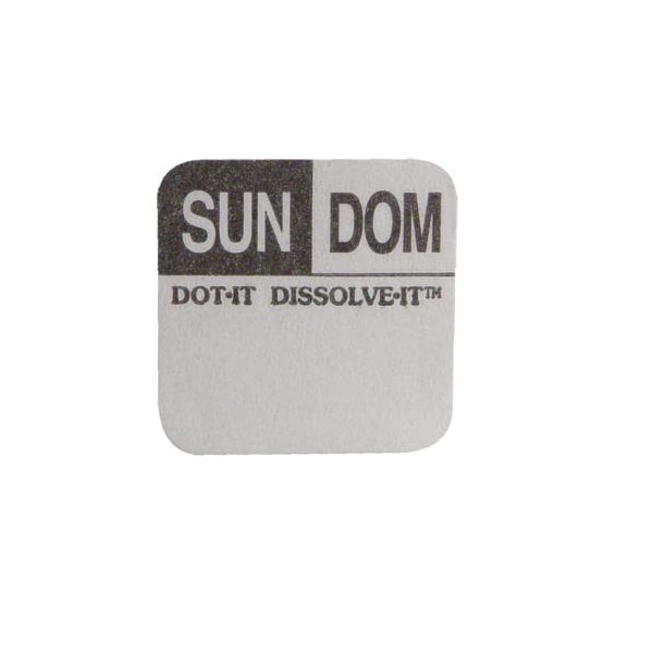 Commercial Dissolve-It 1 in x 1 in Sunday Label - 81446