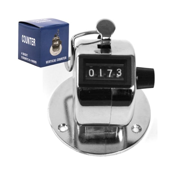 Fleming Supply Contador de Personas Clicker - Portátil o Montaje en Base - 432260NPO