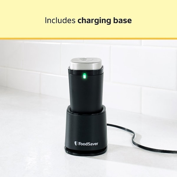Mr. Coffee FoodSaver Cordless Handheld Food Vacuum Sealer, 2.5 W, Black - 2159391