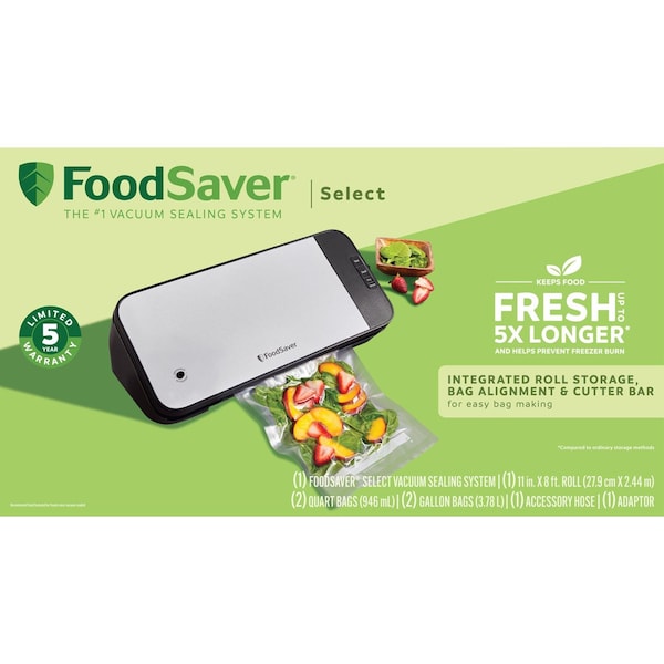 Foodsaver FoodSaver Black/Silver Food Vacuum Sealer - 2170105