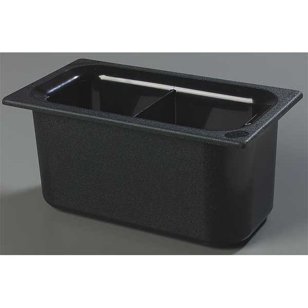Carlisle Foodservice Third Size Food Pan, 3.4 Qt Cap, Black - CM110303