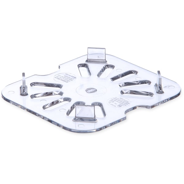Carlisle Foodservice Drain Grate, Food Pan PC, 1/6, Clr, PK6 - 3068907