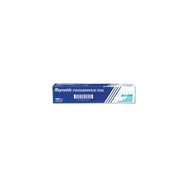 Lagasse Metro Aluminum Foil Roll, Lighter Gauge Standard, 18" X 500 Ft - Silver, 1 roll - REY 614M