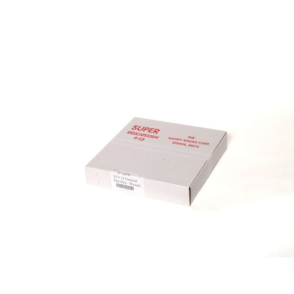 Handy Wacks Handy Wacks 12"x12"x2.5" Flat Brown Deli Paper, PK6000 - F-12N