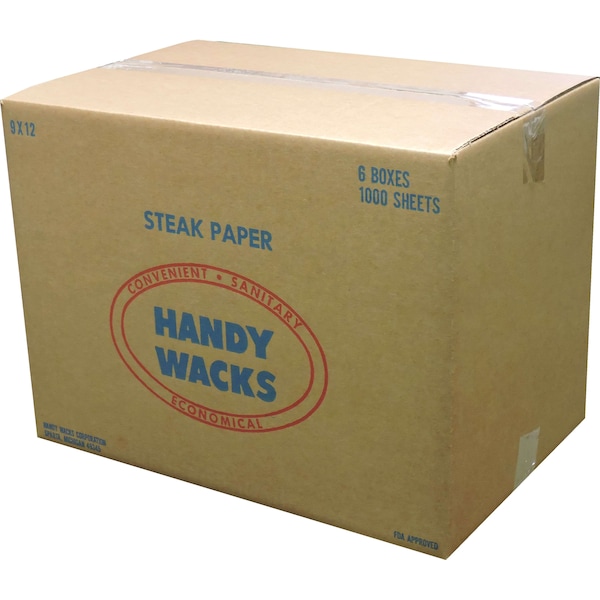 Handy Wacks Handy Wacks 9"x12" Steak Paper Sheet, PK6000 - ST912P