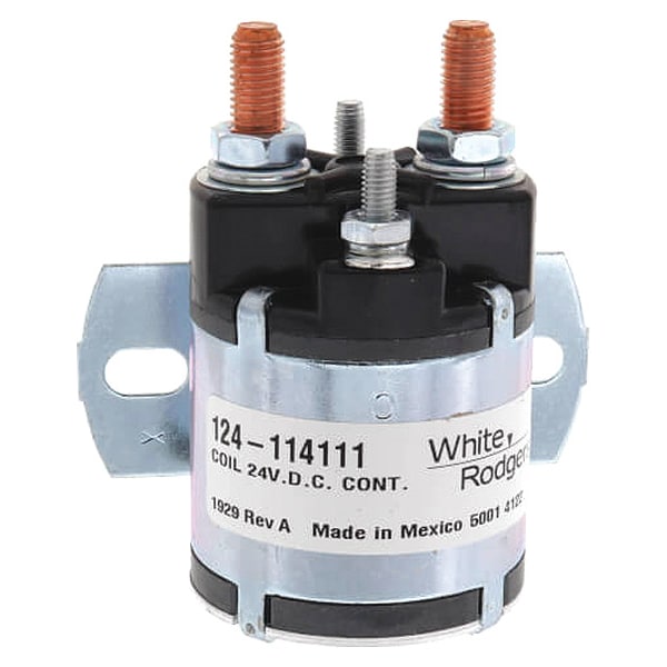 Solenoid de potencia DC White-Rodgers, 24V, Amperios 100 - 124 114111S1